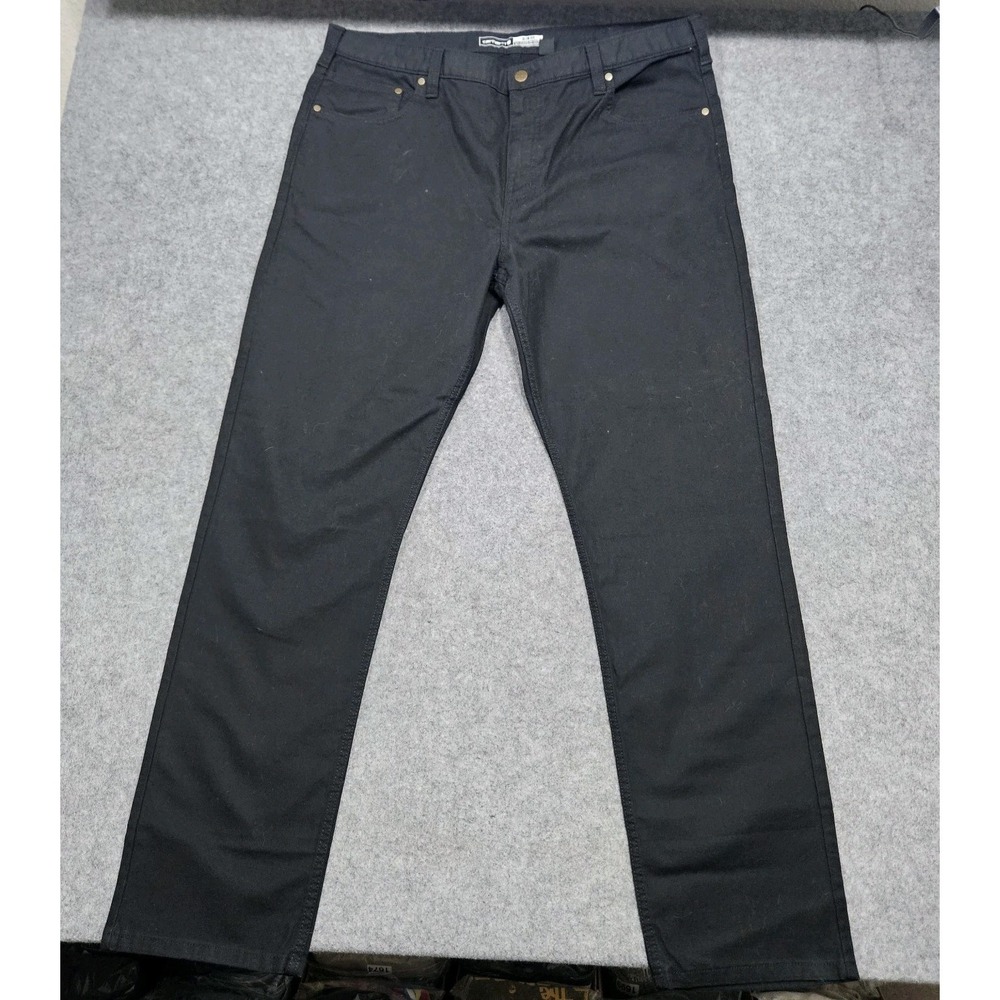Carhartt BN6414 M Mens Black Slim‎ Fit Work Pants Style 40x 34